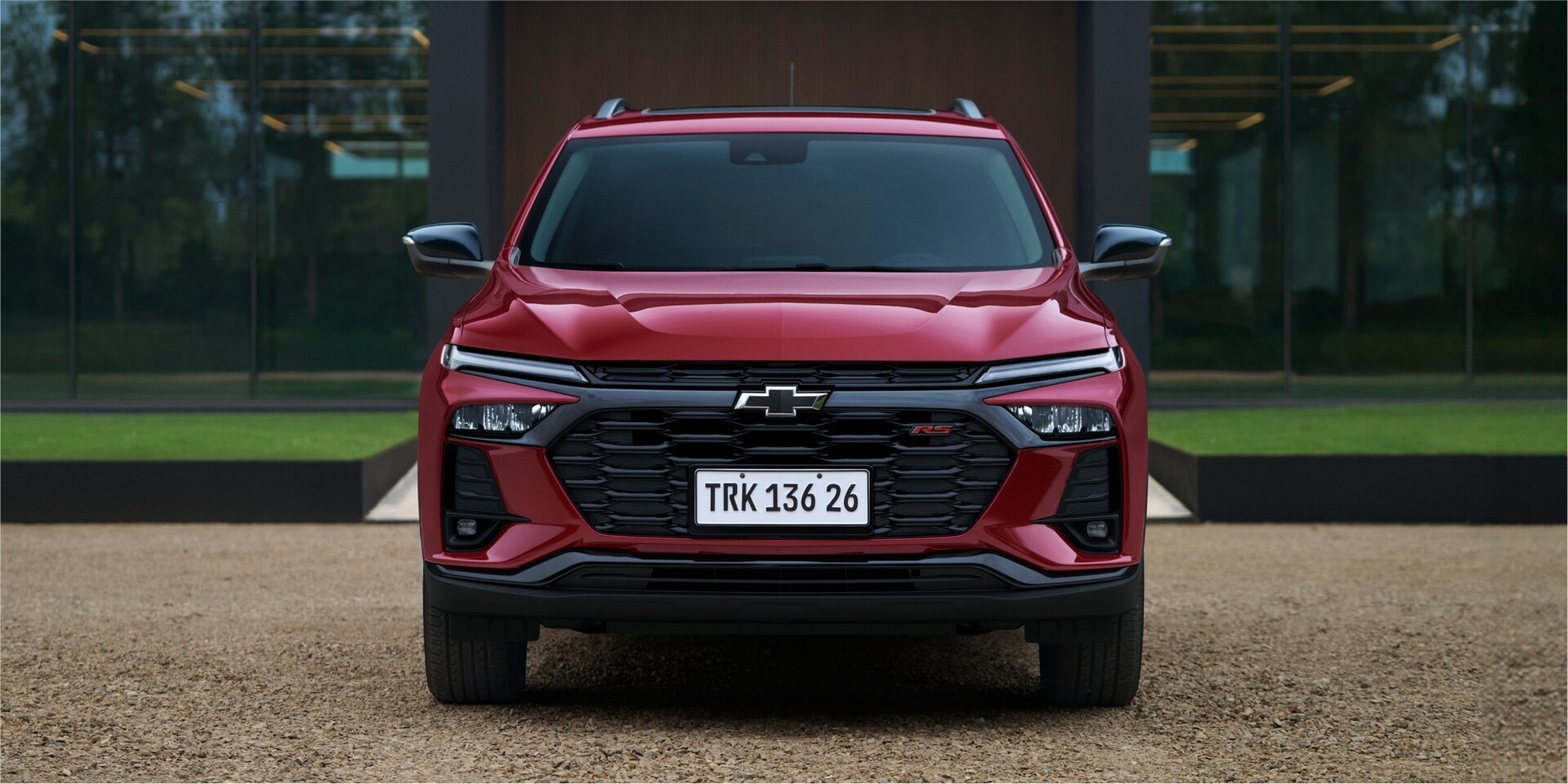 Vista frontal de la Chevrolet Tracker RS